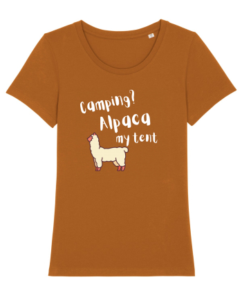 Camping? Alpaca my tent (alb)  Roasted Orange