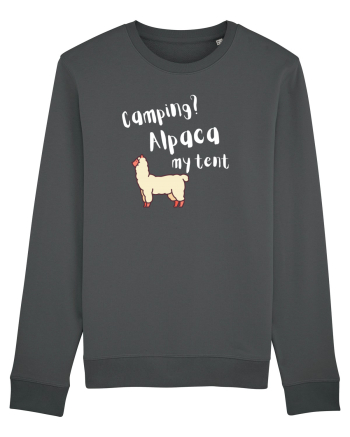 Camping? Alpaca my tent (alb)  Anthracite