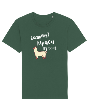 Camping? Alpaca my tent (alb)  Bottle Green
