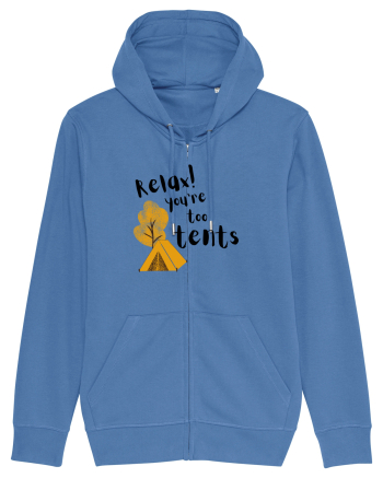 Relax! You're too tents (negru) Bright Blue
