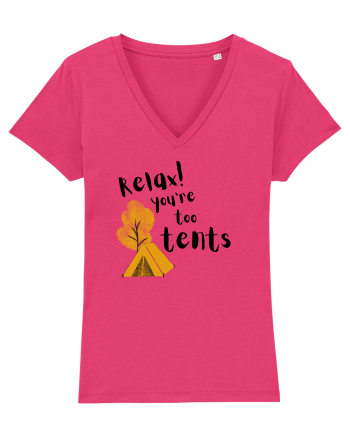 Relax! You're too tents (negru) Raspberry