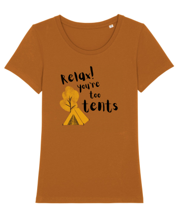 Relax! You're too tents (negru) Roasted Orange
