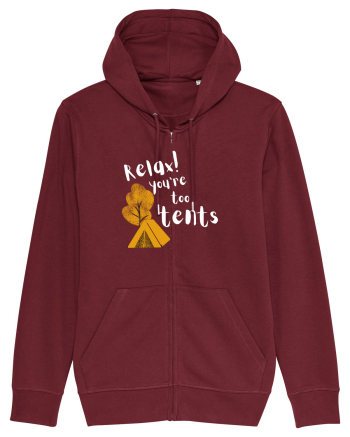 Relax! You're too tents (alb)  Burgundy