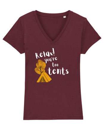 Relax! You're too tents (alb)  Burgundy