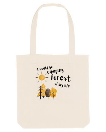 I could go camping forest of my life (black)  Natural