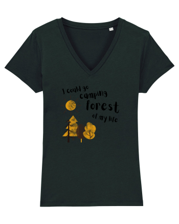 I could go camping forest of my life (black)  Black