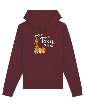 I could go camping forest of my life (alb)  Burgundy
