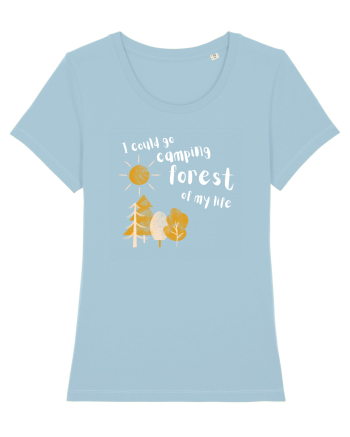 I could go camping forest of my life (alb)  Sky Blue