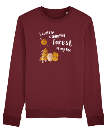 I could go camping forest of my life (alb)  Burgundy