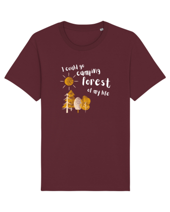 I could go camping forest of my life (alb)  Burgundy