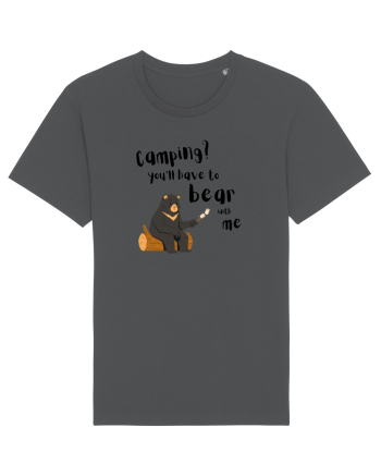 Camping? You'll have to bear with me (negru)  Anthracite