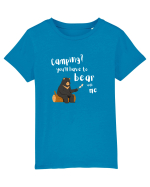 Camping? You'll have to bear with me (alb)  Tricou mânecă scurtă  Copii Mini Creator