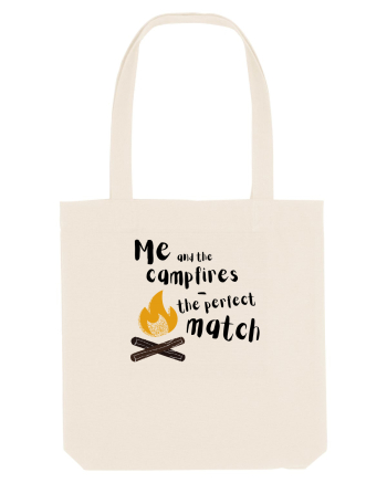 Me and the campfires - the perfect match (negru)  Natural