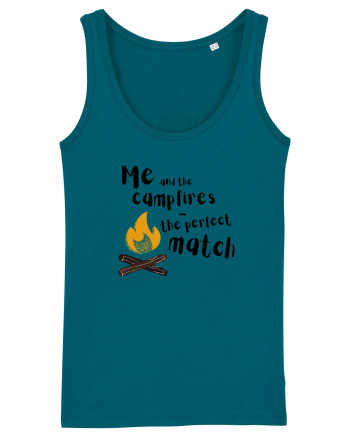 Me and the campfires - the perfect match (negru)  Ocean Depth