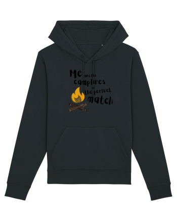 Me and the campfires - the perfect match (negru)  Black