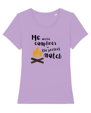 Me and the campfires - the perfect match (negru)  Lavender Dawn