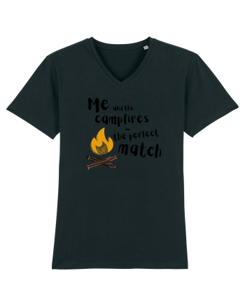 Me and the campfires - the perfect match (negru)  Black