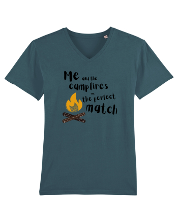 Me and the campfires - the perfect match (negru)  Stargazer