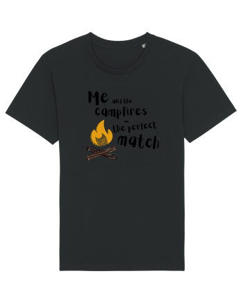 Me and the campfires - the perfect match (negru)  Black