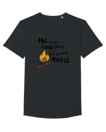 Me and the campfires - the perfect match (negru)  Black