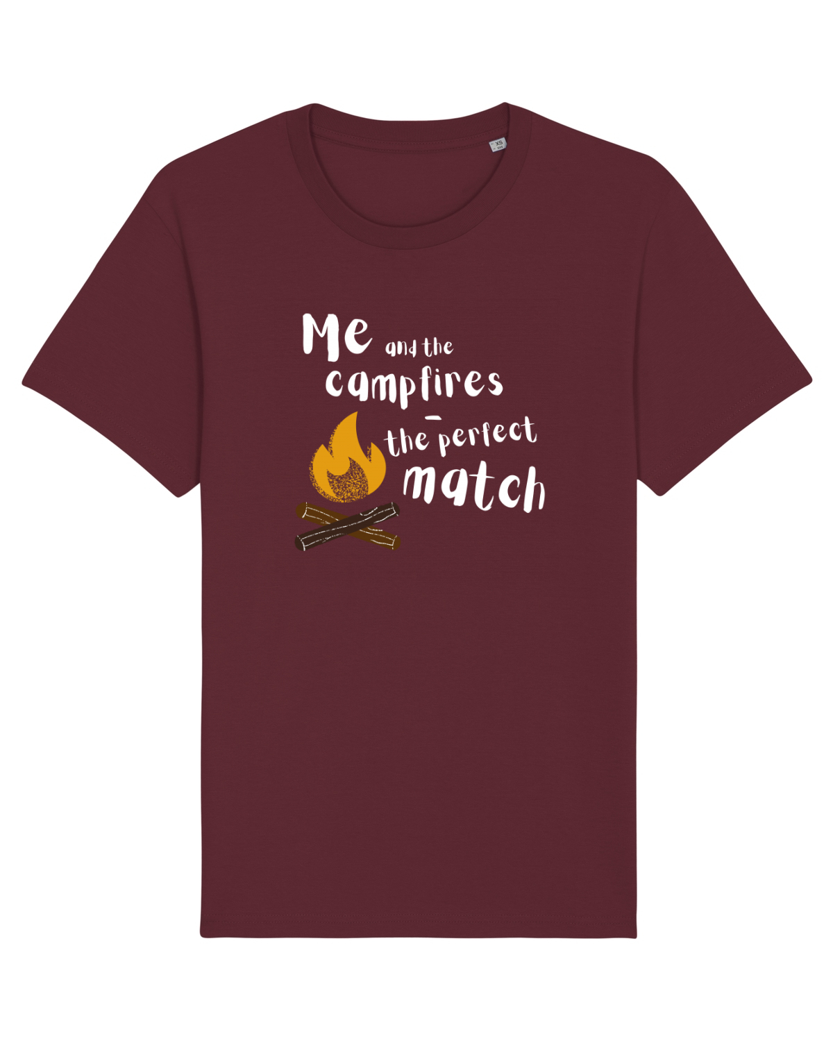 Tricou mânecă scurtă Unisex Rocker Burgundy