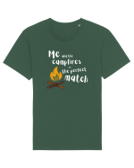 Me and the campfires - the perfect match (alb)  Tricou mânecă scurtă Unisex Rocker
