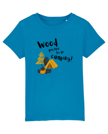 Wood you like to go camping? (negru)  Azur