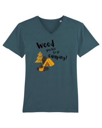 Wood you like to go camping? (negru)  Stargazer