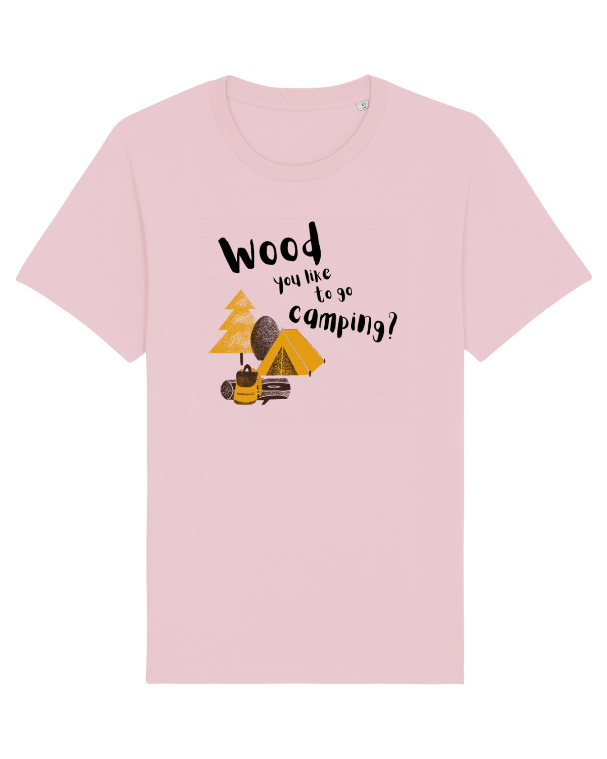Tricou mânecă scurtă Unisex Rocker Cotton Pink