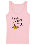 Laugh s'more worry less (negru)  Maiou Damă Dreamer