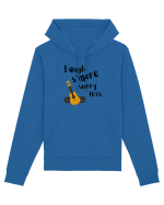 Laugh s'more worry less (negru)  Hanorac Unisex Drummer
