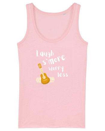 Laugh s'more worry less (alb)  Cotton Pink
