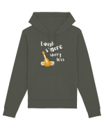 Laugh s'more worry less (alb)  Hanorac Unisex Drummer