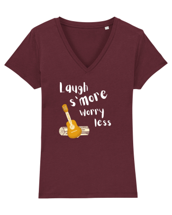 Laugh s'more worry less (alb)  Burgundy