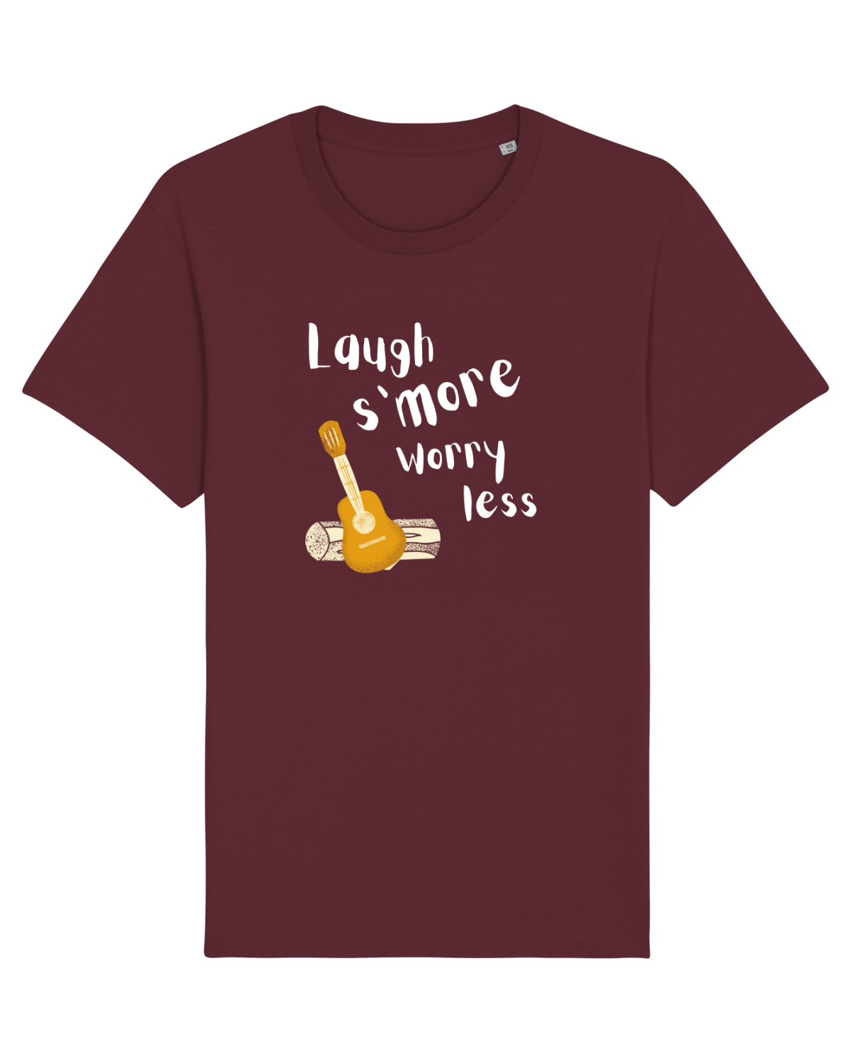 Tricou mânecă scurtă Unisex Rocker Burgundy