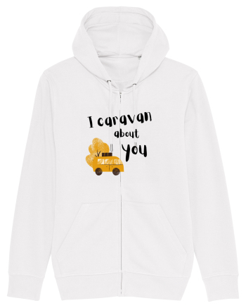I caravan about you (negru)  White