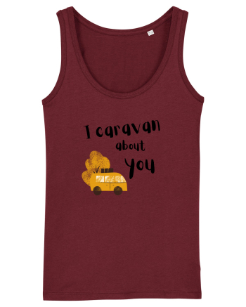 I caravan about you (negru)  Burgundy