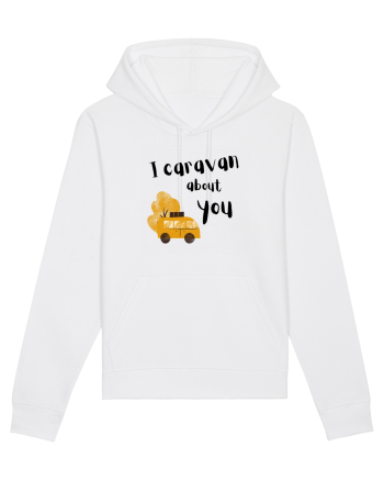 I caravan about you (negru)  White