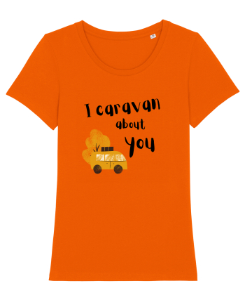 I caravan about you (negru)  Bright Orange