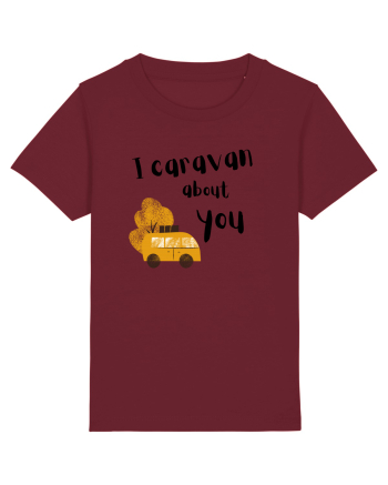 I caravan about you (negru)  Burgundy