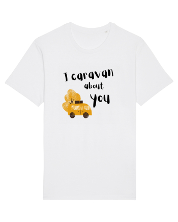 I caravan about you (negru)  White