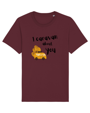 I caravan about you (negru)  Burgundy