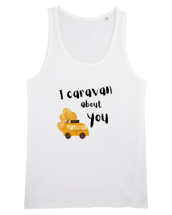 I caravan about you (negru)  White
