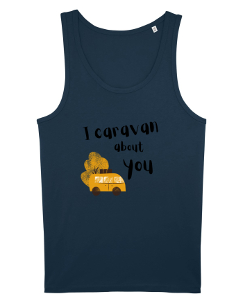 I caravan about you (negru)  Navy