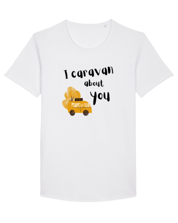 I caravan about you (negru)  White