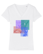 Angels Tricou mânecă scurtă guler V Damă Evoker