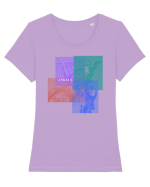 Angels Tricou mânecă scurtă guler larg fitted Damă Expresser