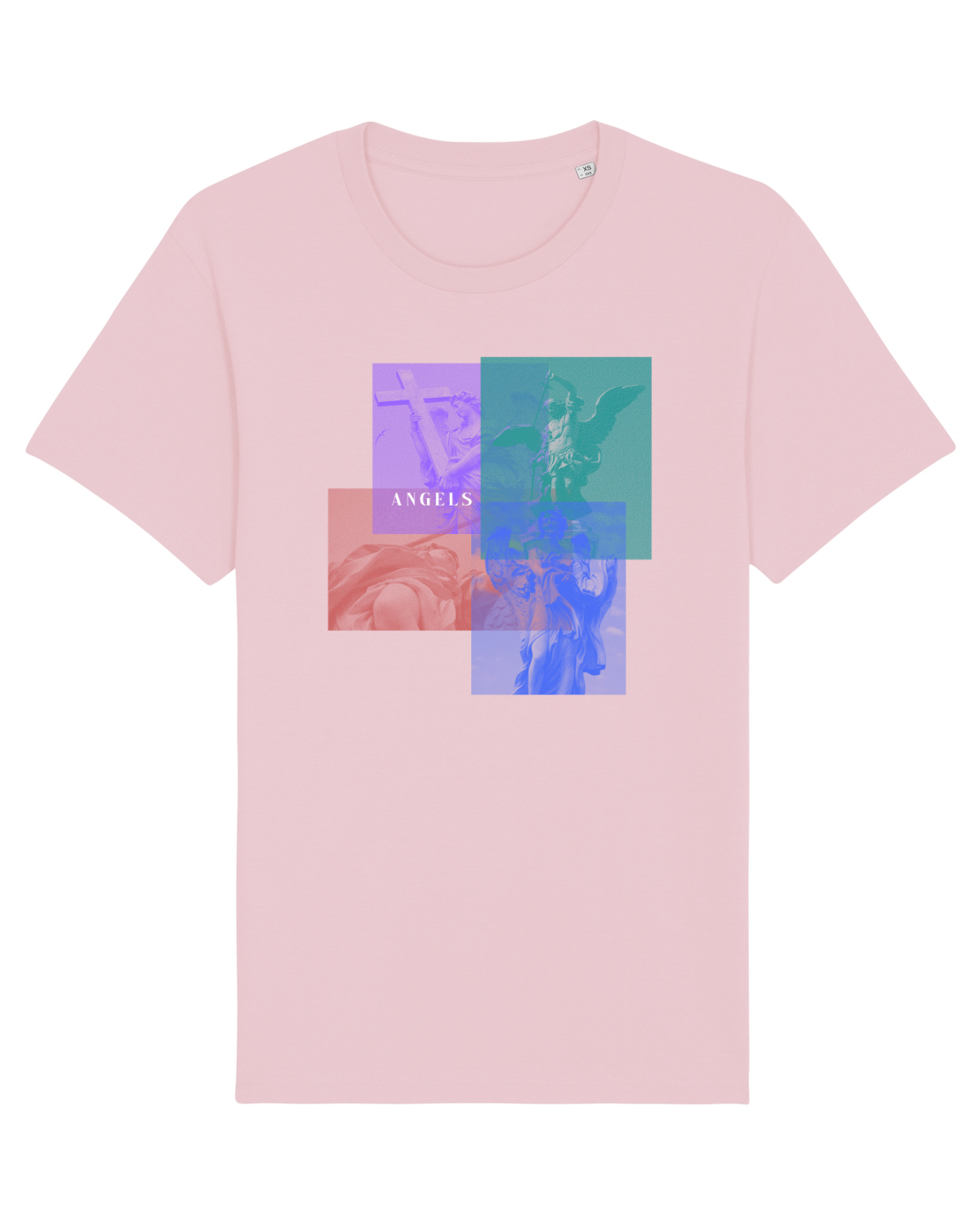 Tricou mânecă scurtă Unisex Rocker Cotton Pink