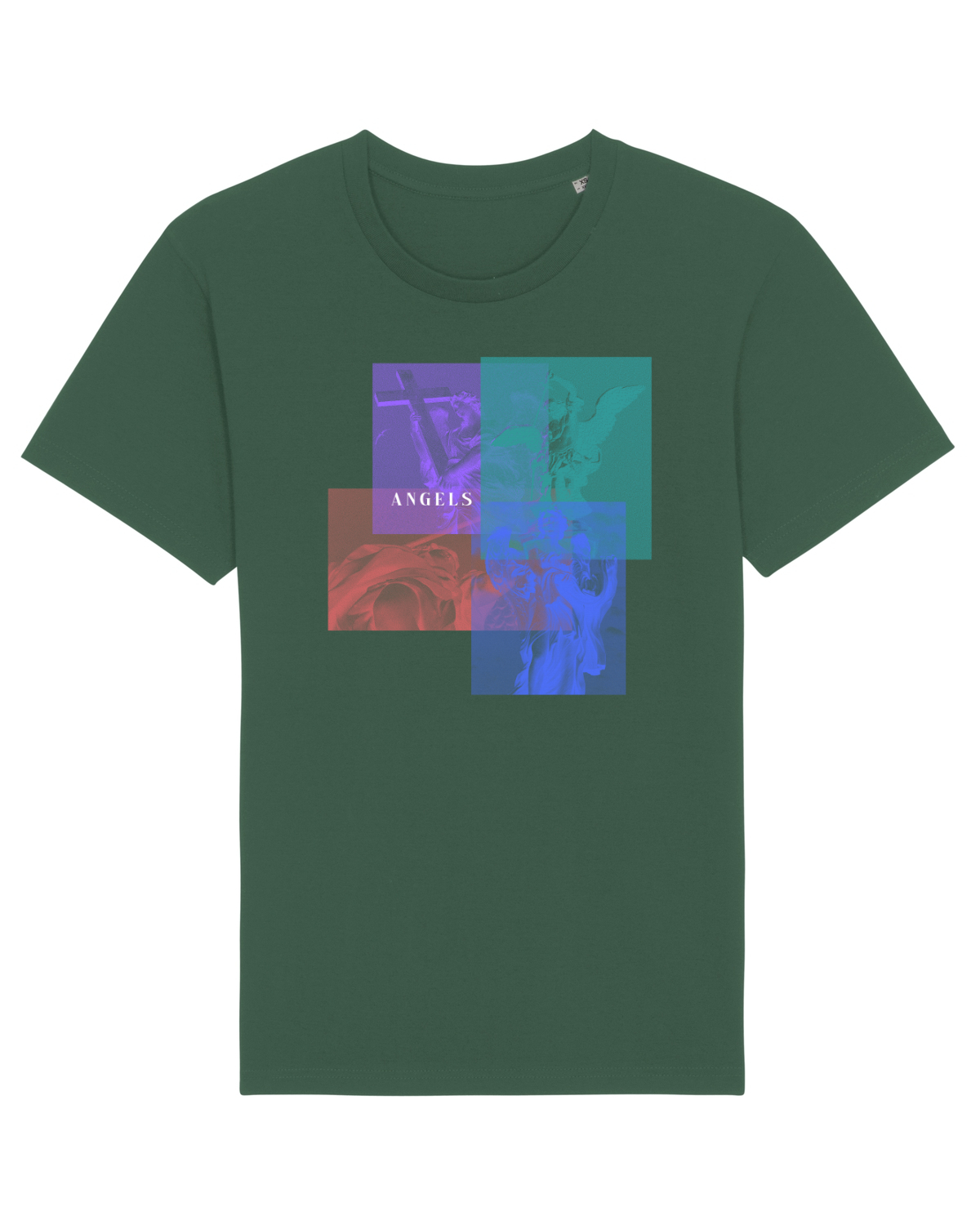 Tricou mânecă scurtă Unisex Rocker Bottle Green