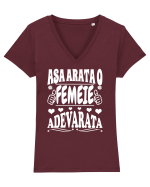Asa arata o femeie adevarata Tricou mânecă scurtă guler V Damă Evoker